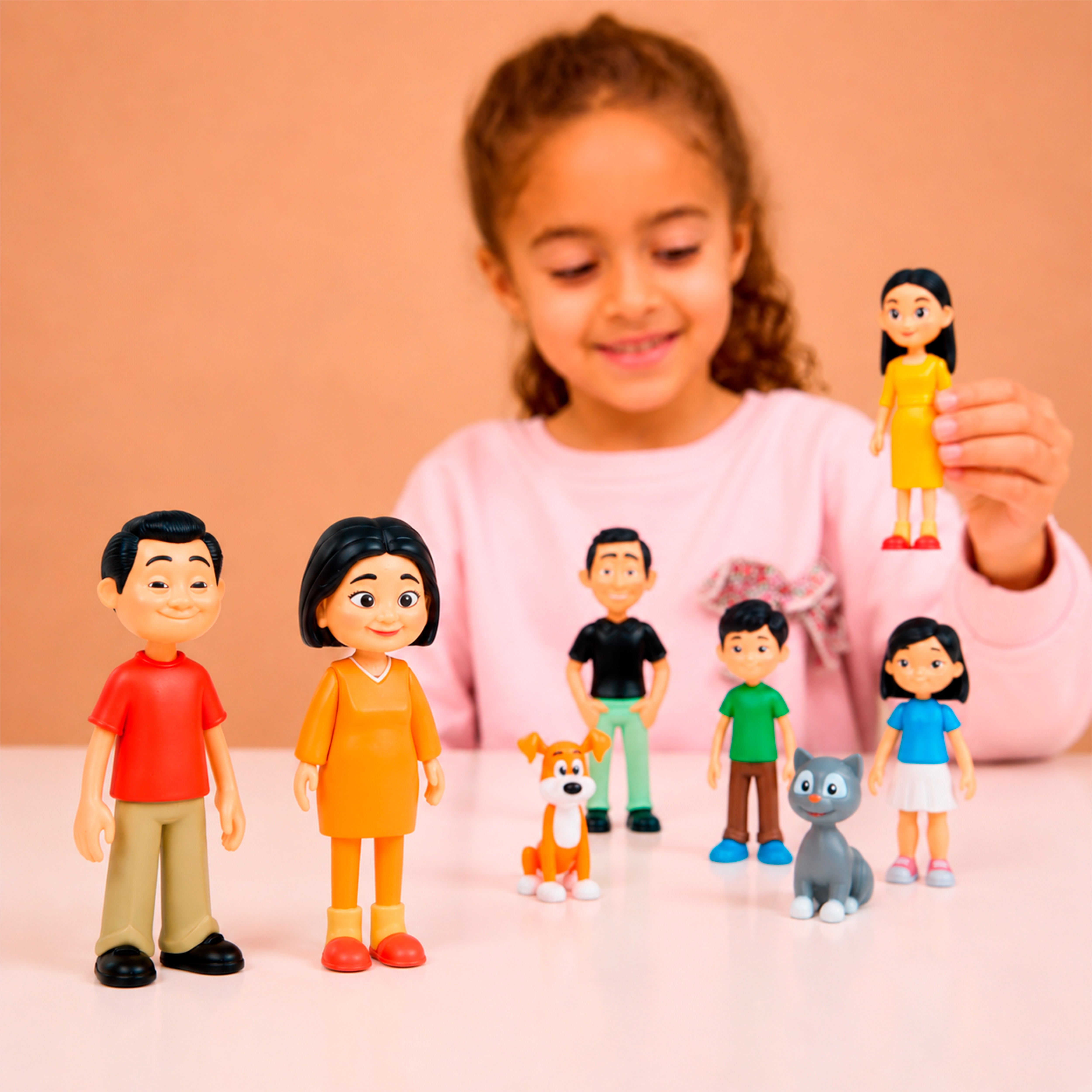 Medium-toned skin family