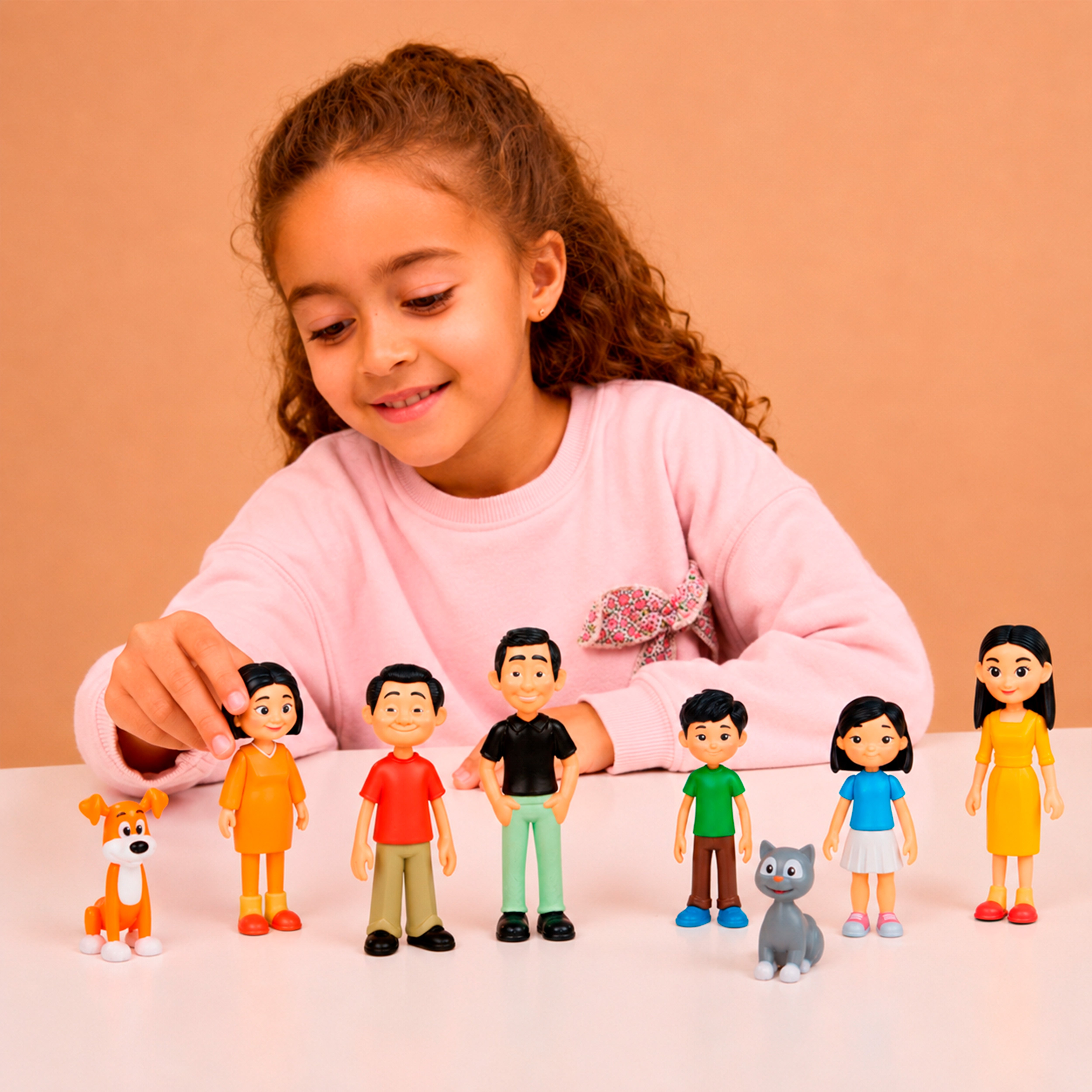 Medium-toned skin family