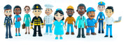 Occupations figure set