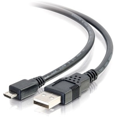 C2G 3ft USB to Micro B Cable - USB a to Micro USB Cable - USB 2.0 - M/M - USB Cable - USB (M) to Micro-USB Type B (M) - 1 M - Black