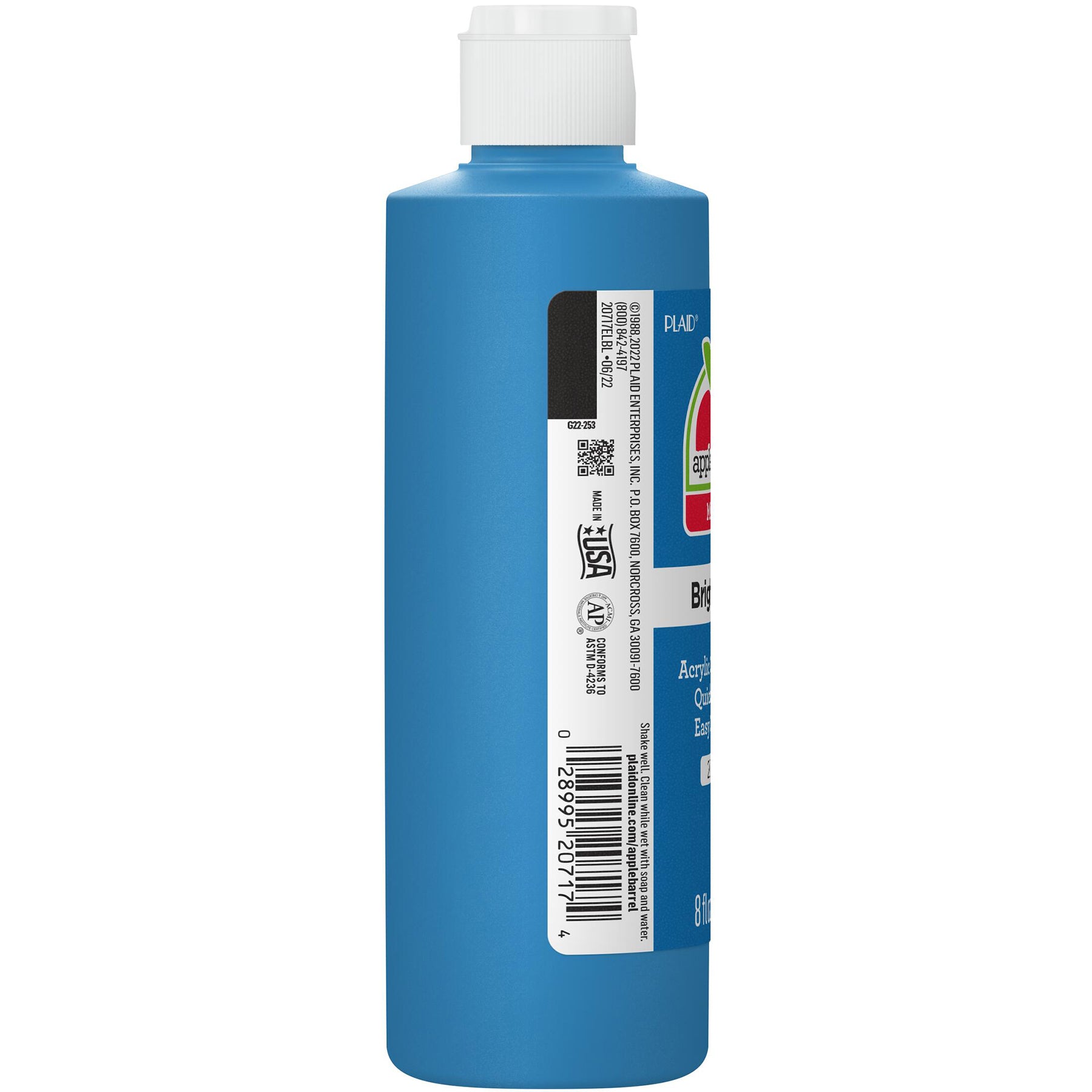 Acrylic Paint Matte, 8oz., Bright Blue