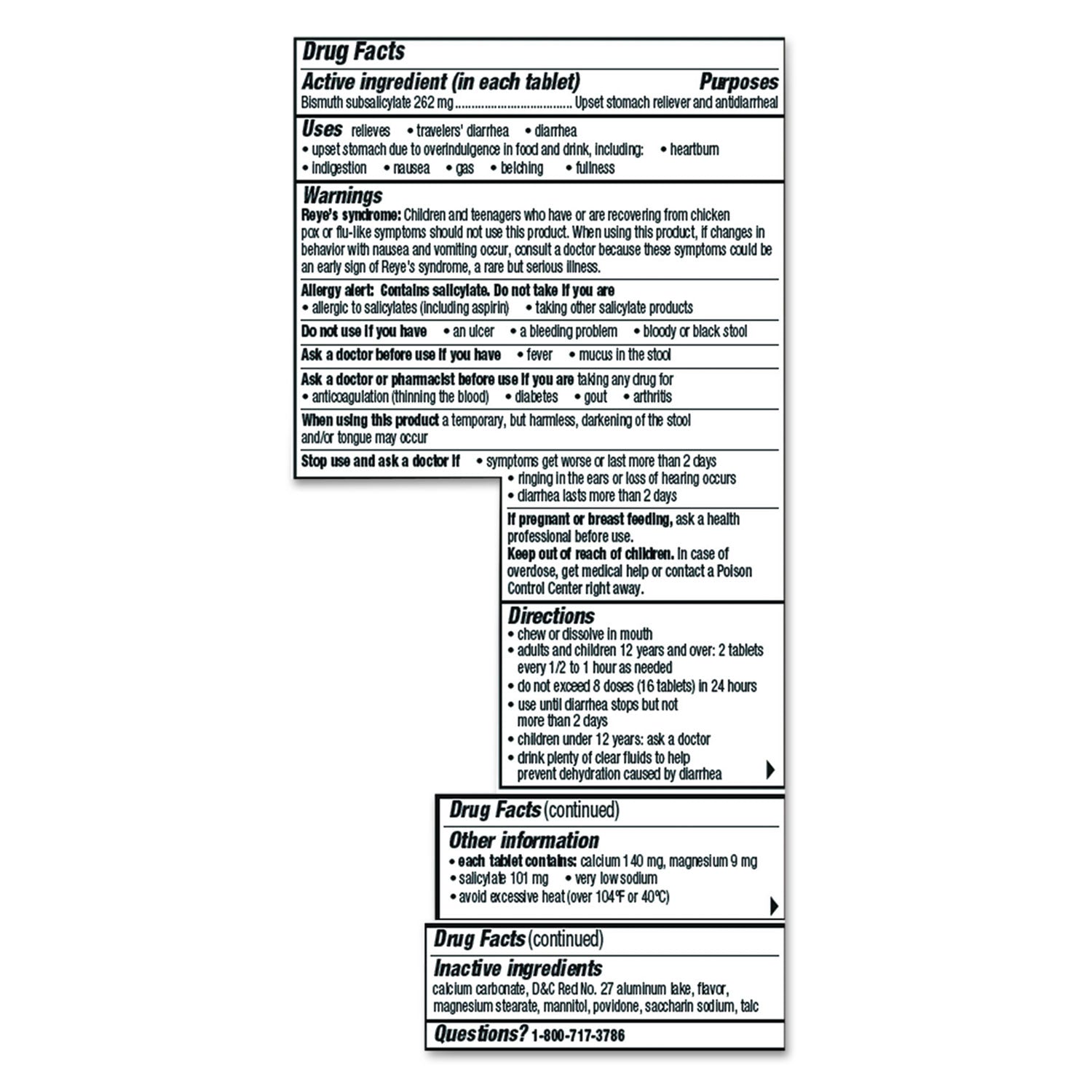 For Upset Stomach, Indigestion, Nausea, Heartburn, Diarrhea - Cherry - 30 / Box