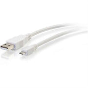 6ft USB 2.0 a to Micro-USB B Cable White - 6usb Cable - 6 Foot USB a to USB