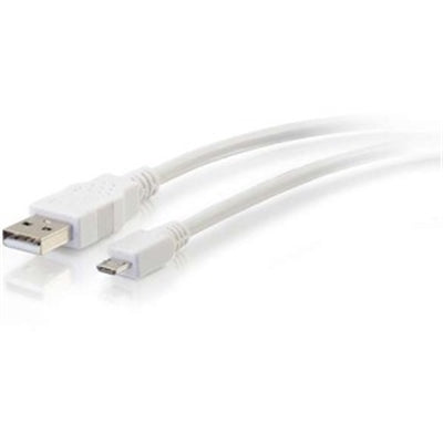 6ft USB 2.0 a to Micro-USB B Cable White - 6usb Cable - 6 Foot USB a to USB