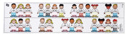 1497291 16 X 4 in. Sound Buddies Desk Strip Set, Set of 10