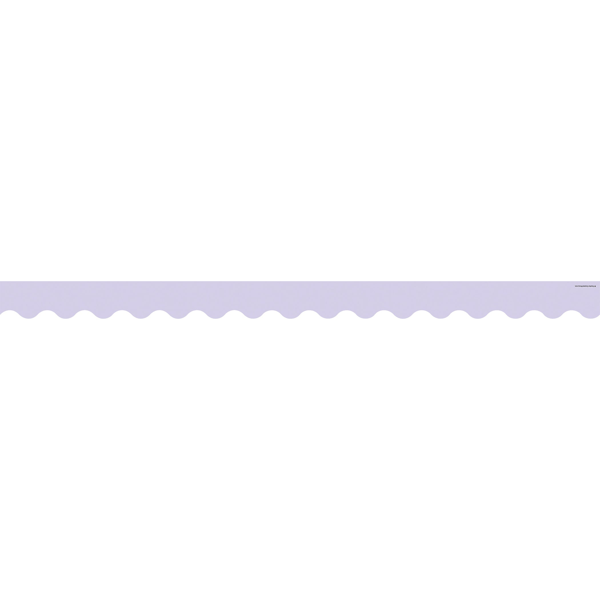 Lavender Scalloped Border Trim, 35 Feet