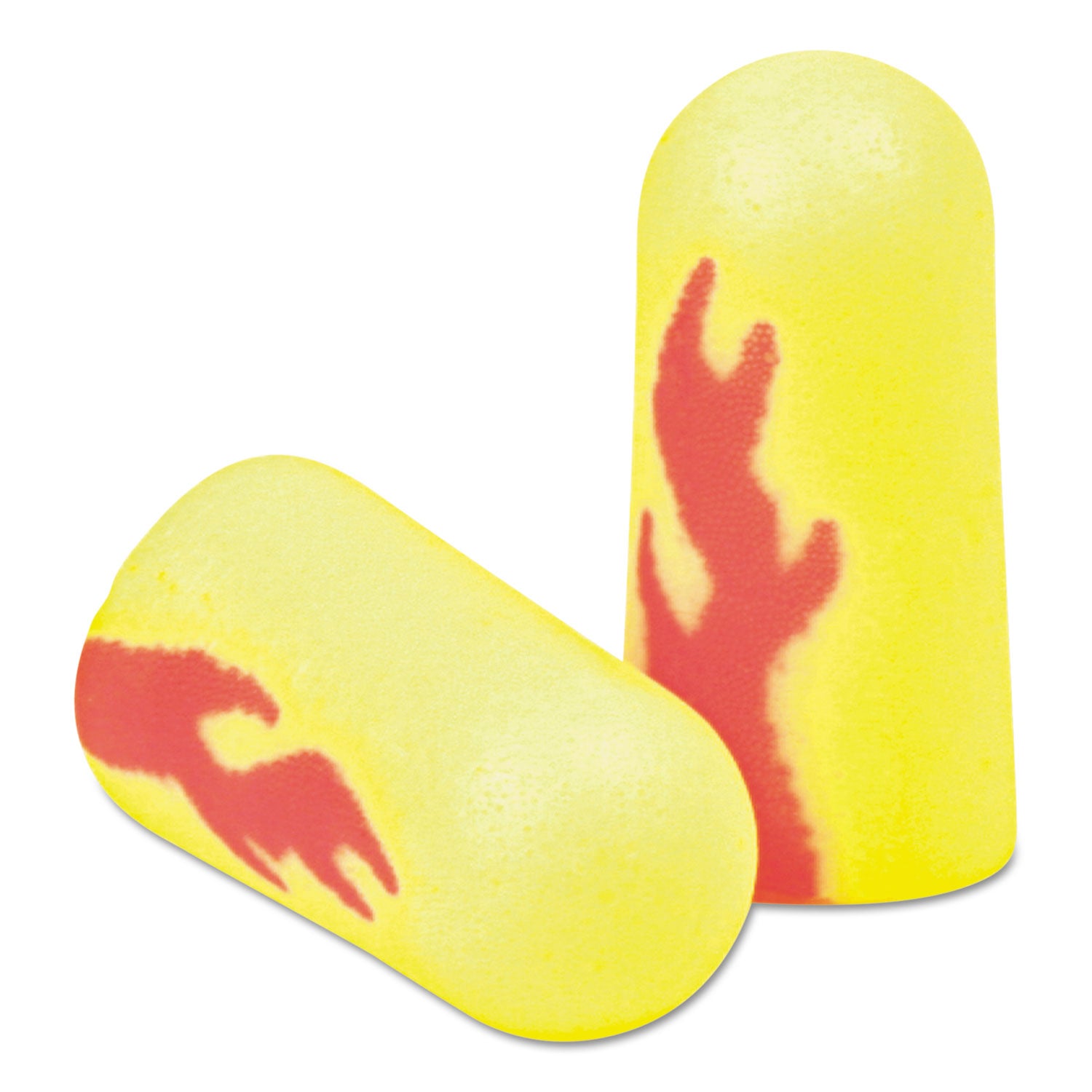 Noise Protection - Foam - Neon Yellow - Noise Reduction, Comfortable, Corded, Disposable - 2/Pair - 200 / Box