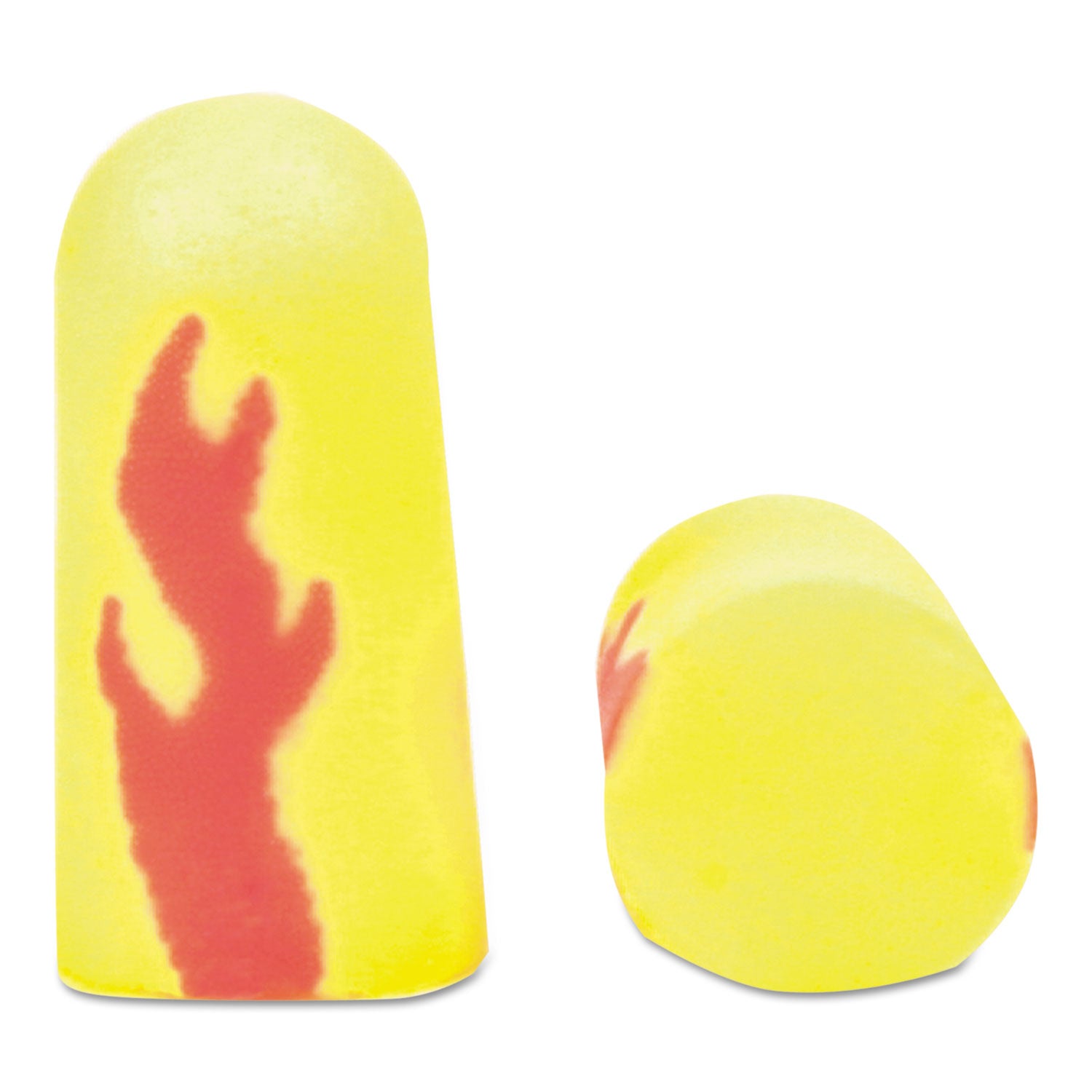 Noise Protection - Foam - Neon Yellow - Noise Reduction, Comfortable, Corded, Disposable - 2/Pair - 200 / Box
