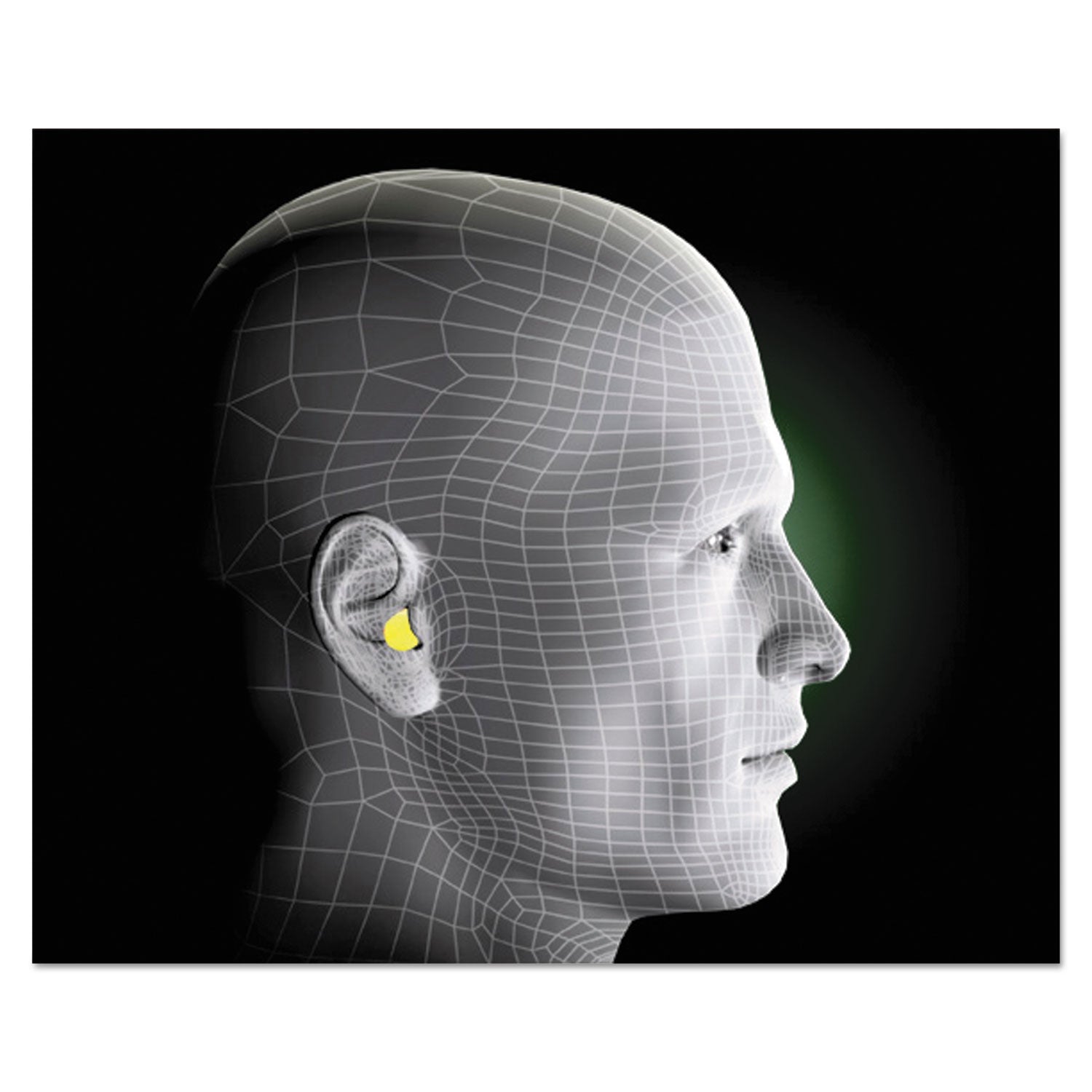 Noise Protection - Foam - Neon Yellow - Noise Reduction, Comfortable, Corded, Disposable - 2/Pair - 200 / Box