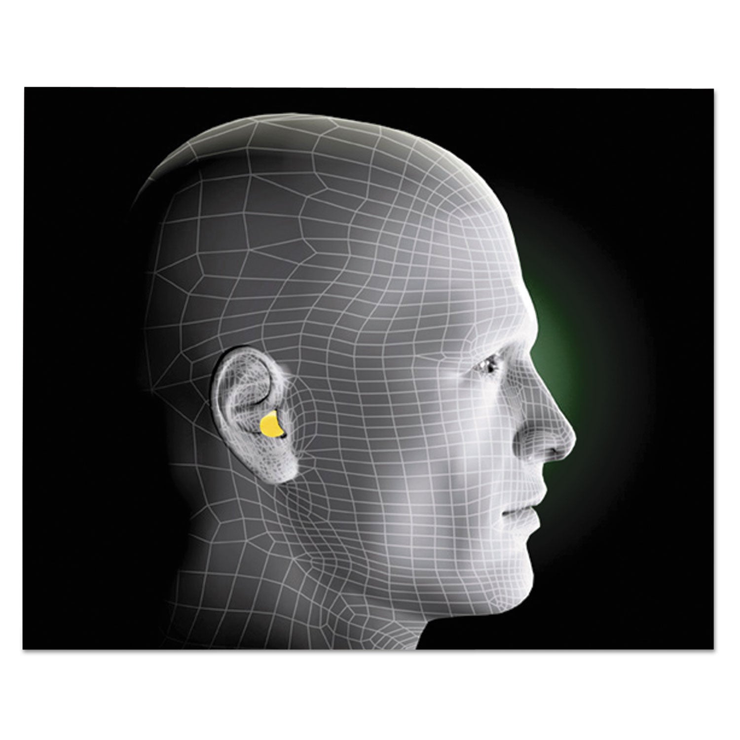 Noise Protection - Foam - Yellow - Moisture Resistant, Washable, Uncorded - 200 / Box