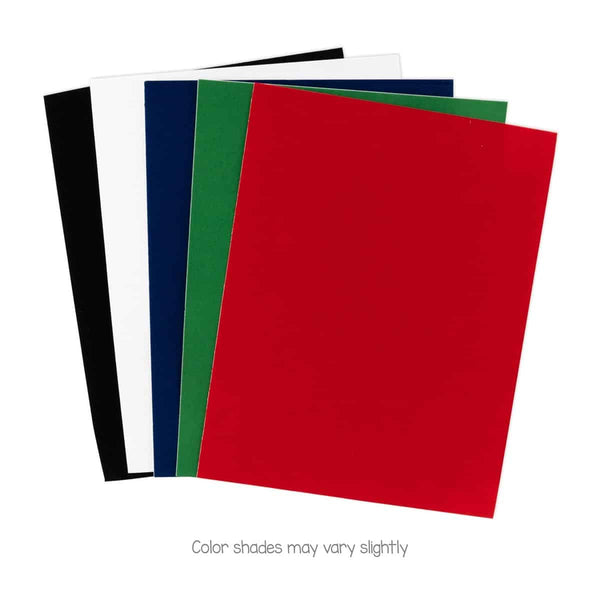 Velour Paper Self Adhesive - 5 sheets 8.5"x11", Dk. Blue