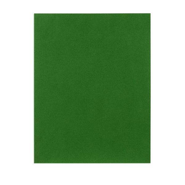 Velour Paper Self Adhesive - 5 sheets 8.5"x11", Green