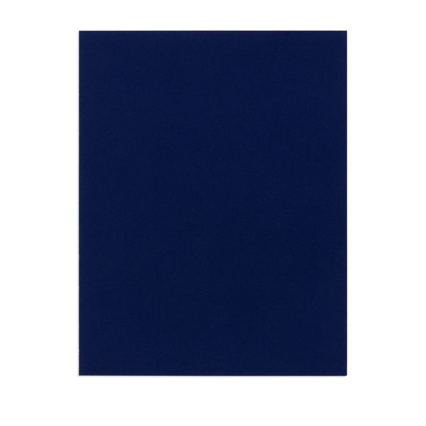 Velour Paper Self Adhesive - 5 sheets 8.5"x11", Dk. Blue