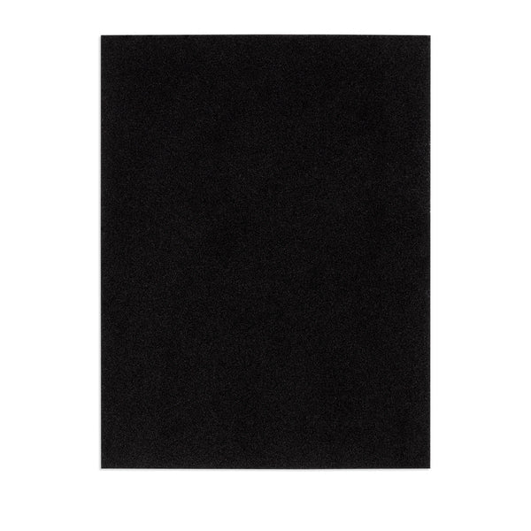 Velour Paper Self Adhesive - 5 sheets 8.5"x11", Black