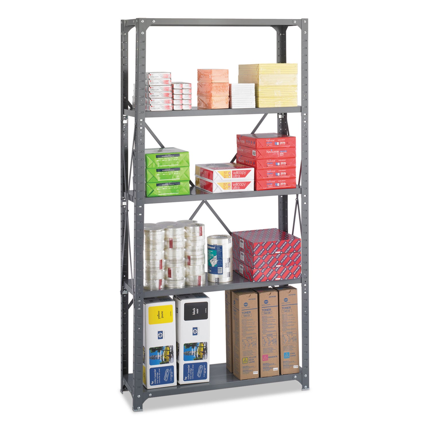 Shelving Steel Comm 5 Pack