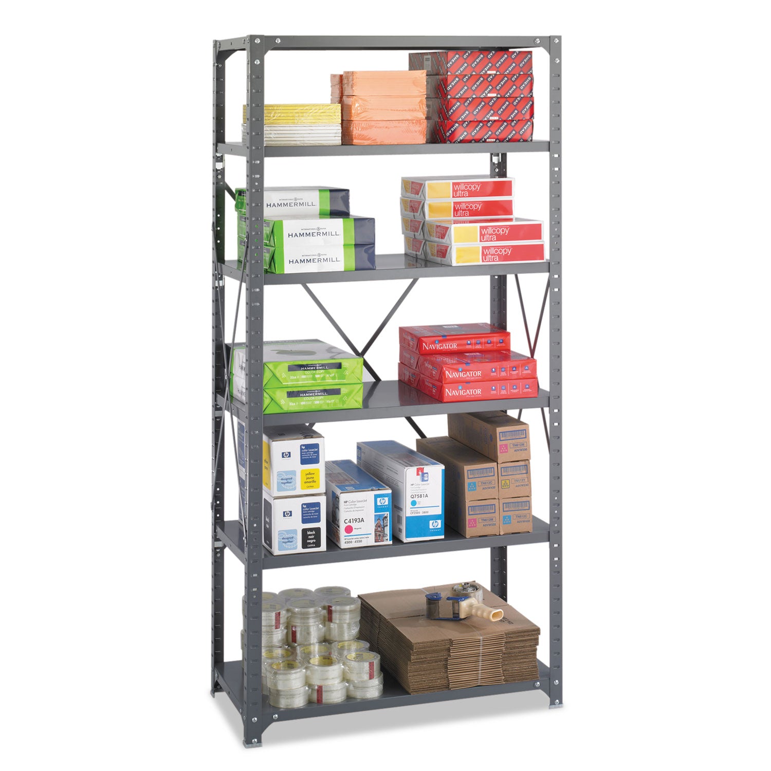 Shelving Steel Comm 6 Pack