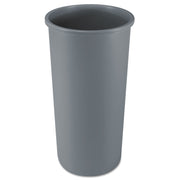 Rubbermaid Commercial Untouchable Round Container - 22 gal Capacity - Round - Crack Resistant, Durable - 30.1" Height x 15.8" Diameter - Linear Low-Density Polyethylene (LLDPE) - Gray - 1 Each
