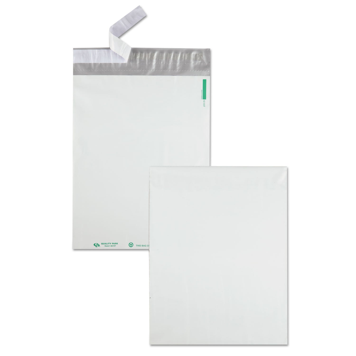 Catalog - #13 - 10" Width x 13" Length - Self-sealing - White - Polyethylene - 100 / Pack
