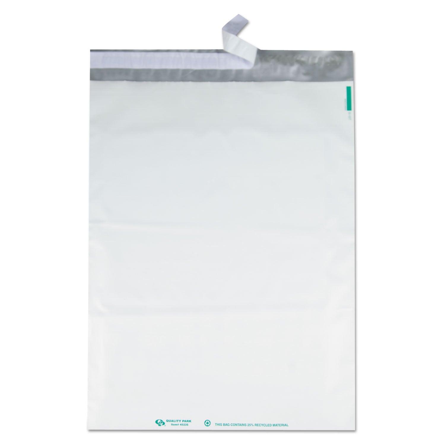 Quality Park White Poly Mailing Envelopes - Catalog - 14" Width x 19" Length - Self-sealing - White - Polyethylene - 100 / Pack