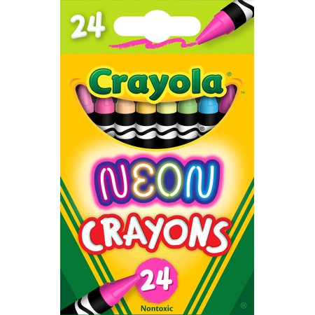 Crayola Cosmic Crayons  Pearl & Glitter Colors  24 Count  Gift for Kids  Ages 4 & up
