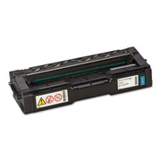 Ricoh SP C252HA Original Laser Toner Cartridge - Cyan - 1 Each
