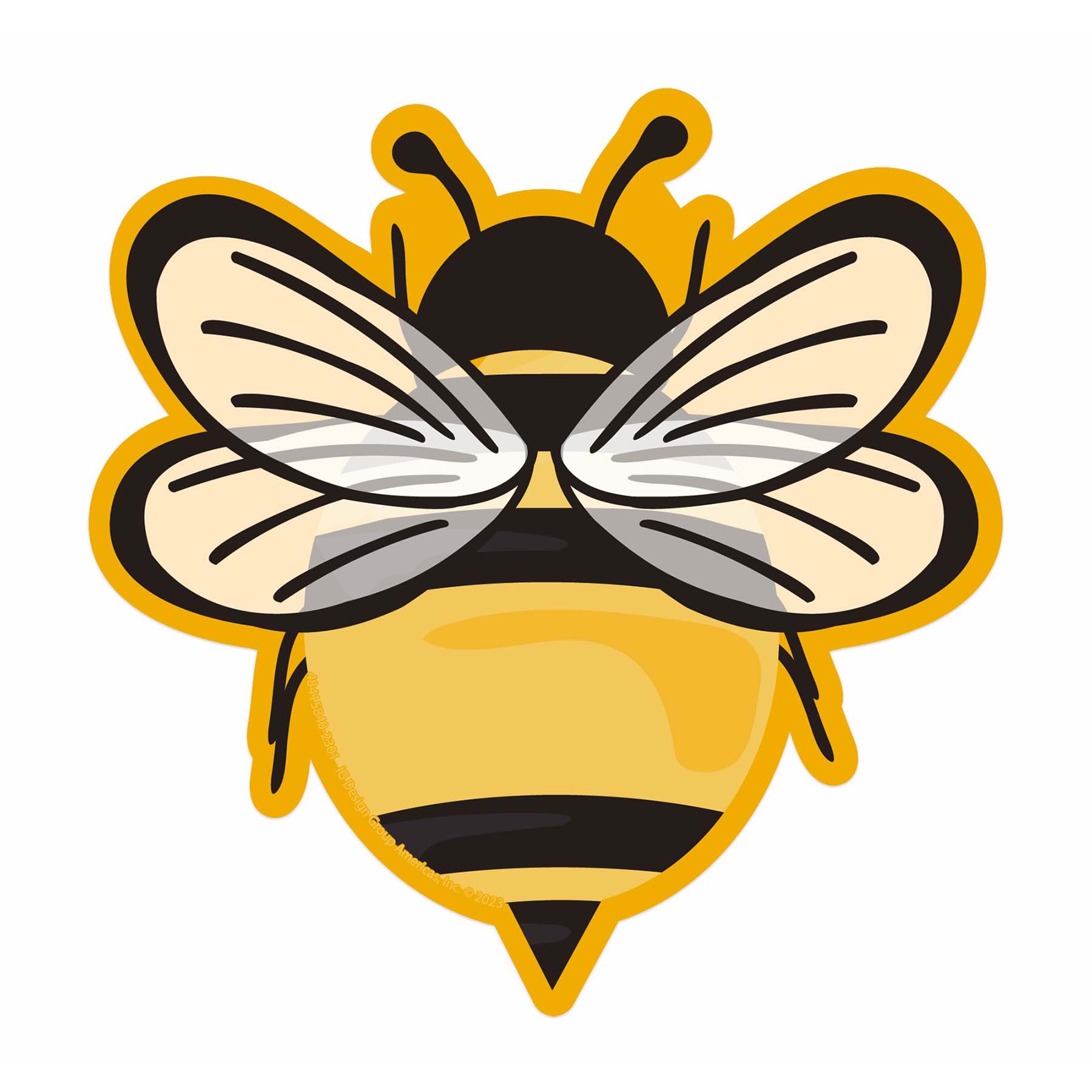 Bees Paper Cut-Outs, Pack of 36