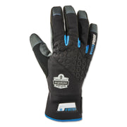Ergodyne ProFlex 817WP Reinforced Thermal Waterproof Winter Work Gloves, Medium, Black, Touchscreen Capable, 3" Thickness, 13.5" Length, 2 Pairs