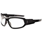 Ergodyne Loki AF Clear Safety Glasses - Black Frame/Clear Lens