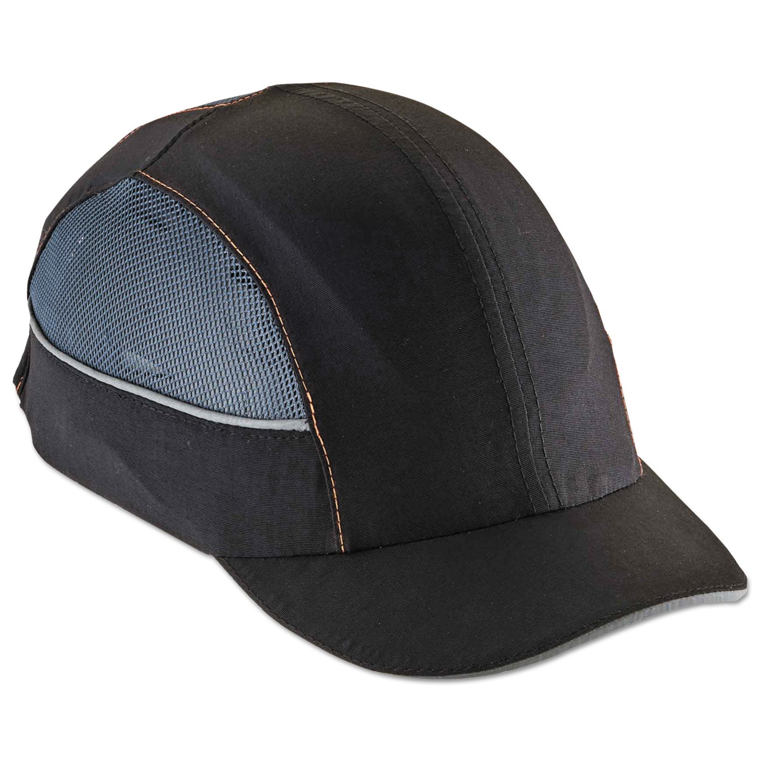 Ergodyne 8960 Bump Cap Hat, Navy, Lightweight, Impact Resistant, Washable, Removable, Reflective, Breathable, Built-in LED, 1 Each