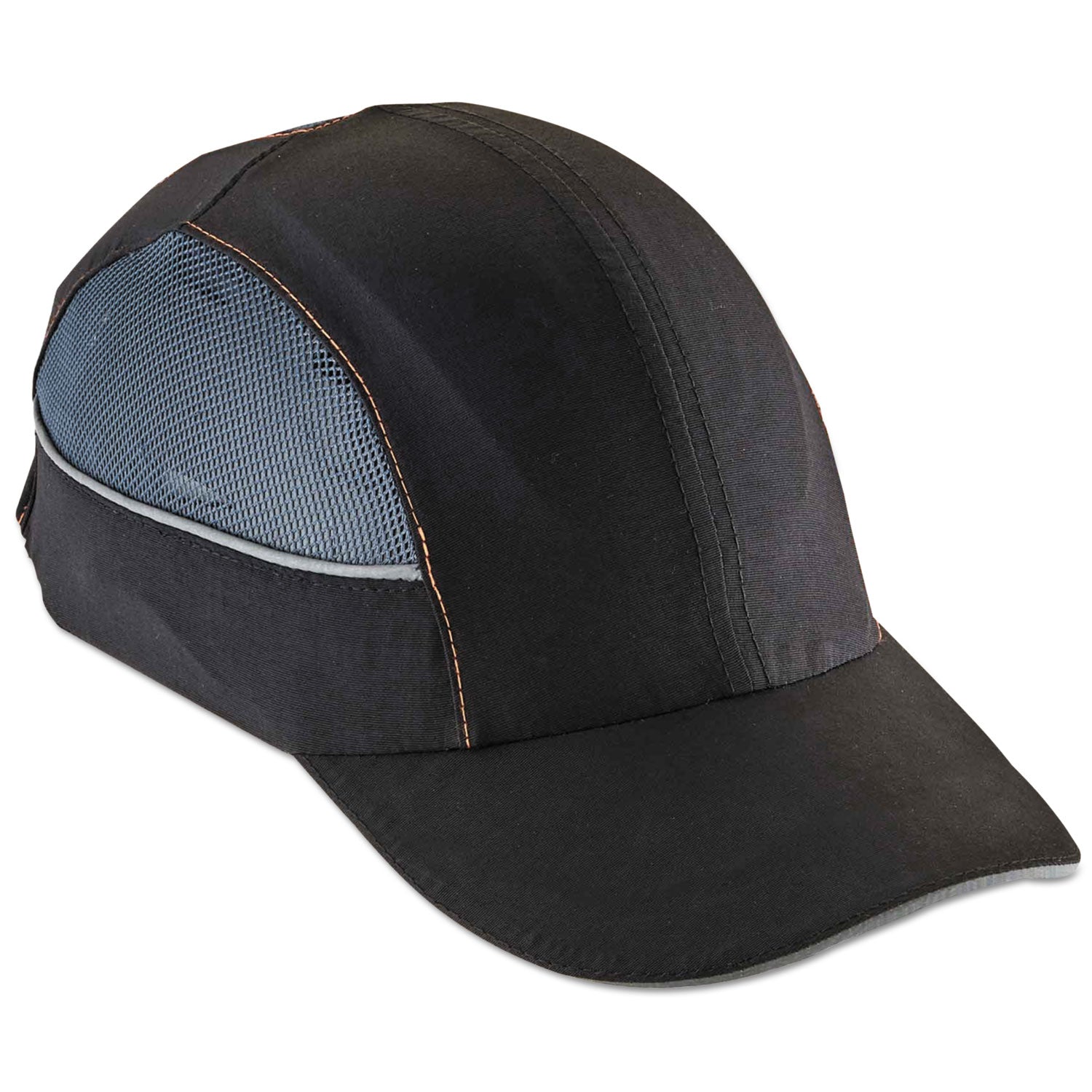Ergodyne Skullerz 8960 Bump Cap Hat, Black, Lightweight, Impact Resistant, Washable, Removable, Reflective, Breathable, Built-in LED, 1 Each