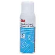 For Stainless Steel, Chrome, Aluminum, Metal Surface, Plastic Surface - 10 fl oz (0.3 quart) - Lime, Citrus Scent - Recommended For: Streak Remover, Fingerprint Remover, Soil Remover, Grease Remover - White Can - 12 / Carton