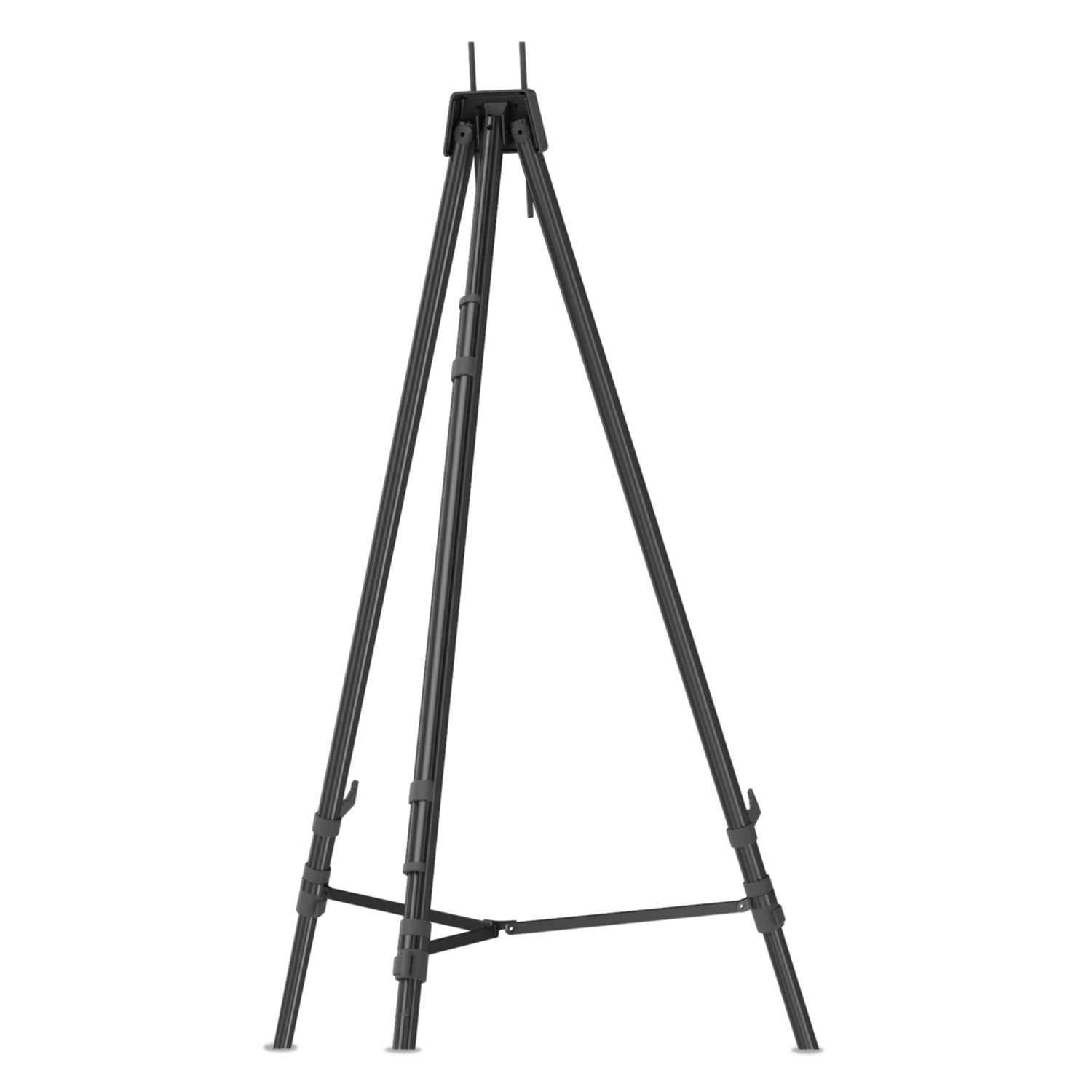 Aluminum Heavy-Duty Display Easel, 38" To 66" High, Aluminum, Black