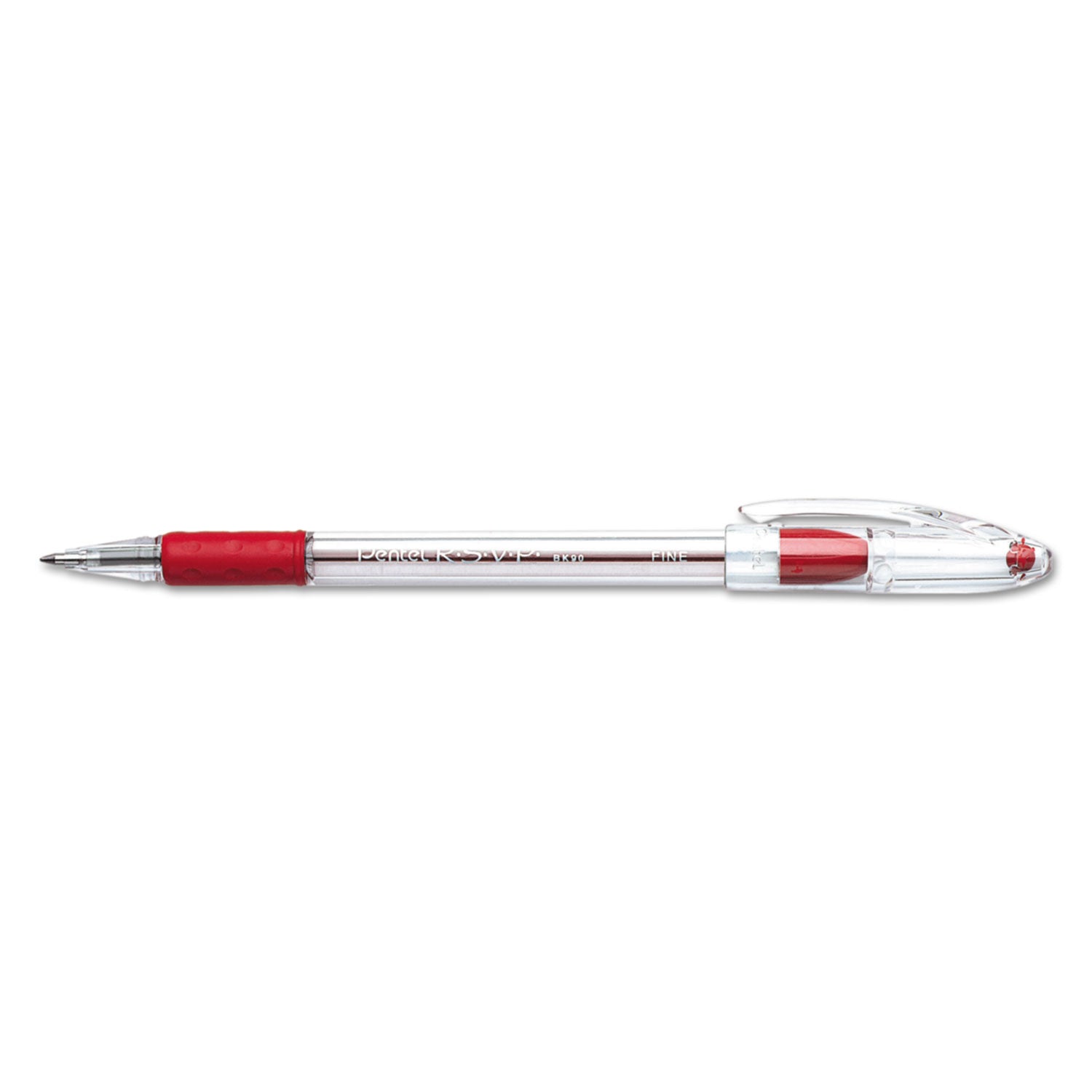R.S.V.P.® Ballpoint Pen, Fine Point, Red