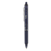 FriXion Gel Pens - 0.7 mm Fine Pen Point - Refillable - Retractable - Erasable - Navy Blue Ink - Gel-based - Navy Blue Barrel - Document, Writing - 1 Dozen