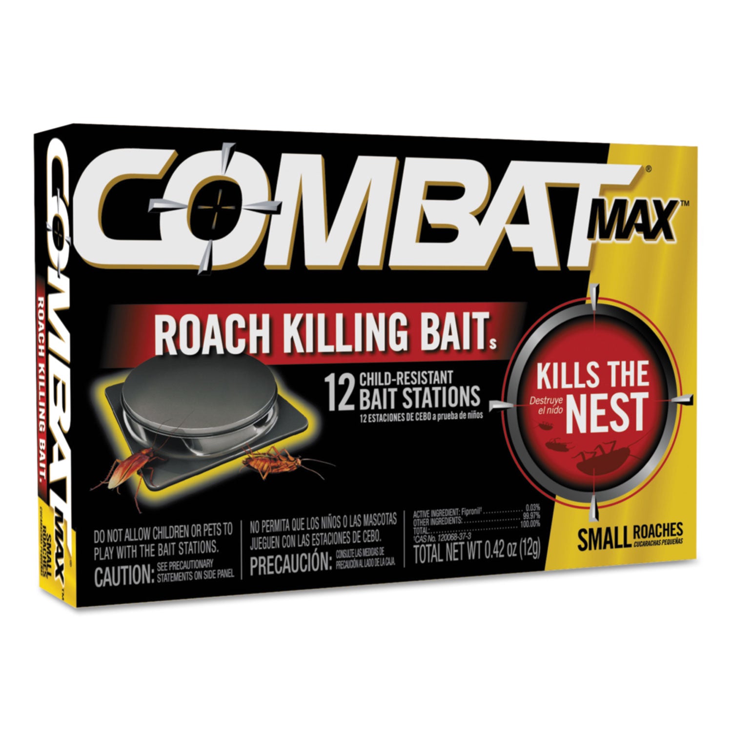 Small Roach Bait, 12/pack, 12 Packs/carton