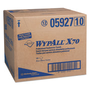 Quarter-fold - 12.50" Width x 23.50" Length - Blue - Hydroknit - 300 / Carton