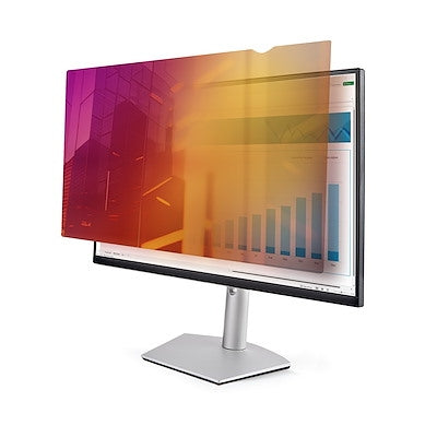 StarTech.com 27-inch 16:9 Gold Monitor Privacy Screen Reversible Filter W/Enhanced Privacy Glossy Computer Security Filter Removable Screen Protector/