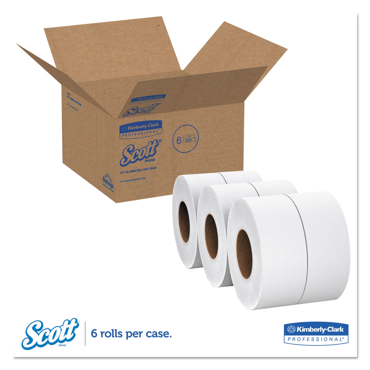 2 Ply - 3.55" Width x 2000 ft Length - 3 1/4" Core - White - 1 Carton