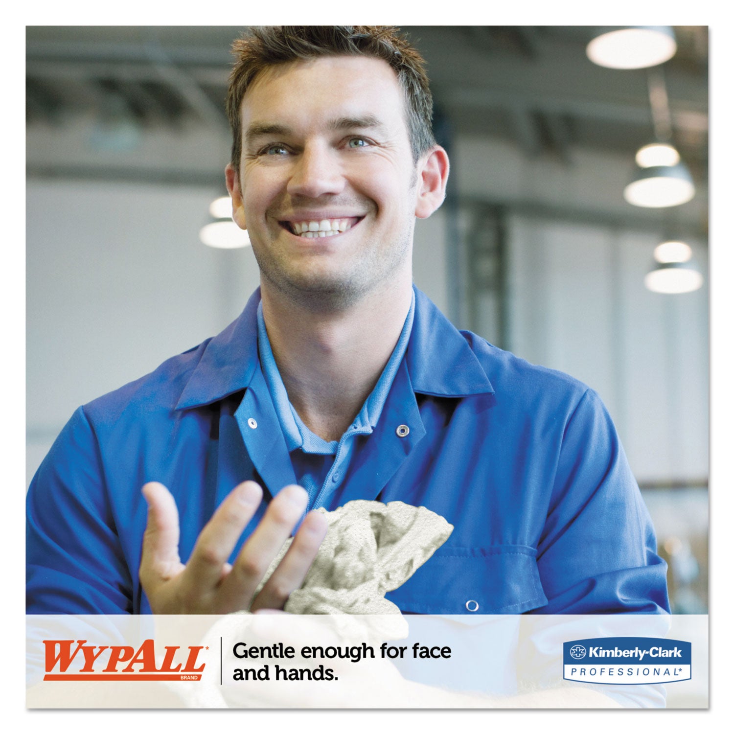 Wypall Power Clean L40 Extra Absorbent Towels - 19.50" Width x 42" Length - 200 Sheets/Roll - White, Blue - Hydroknit - 1 Carton