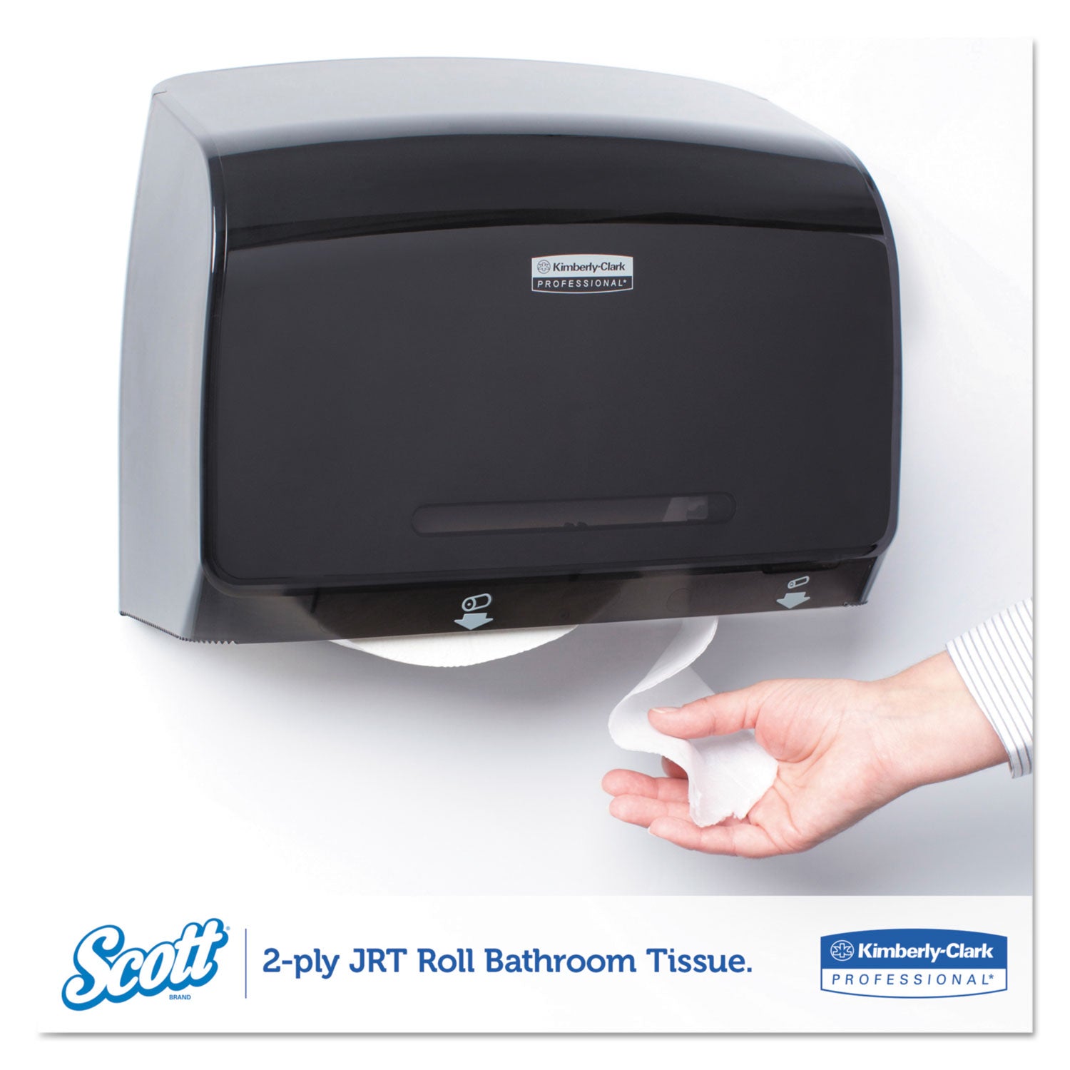 2 Ply - 3.55" Width x 2000 ft Length - 3 1/4" Core - White - 1 Carton