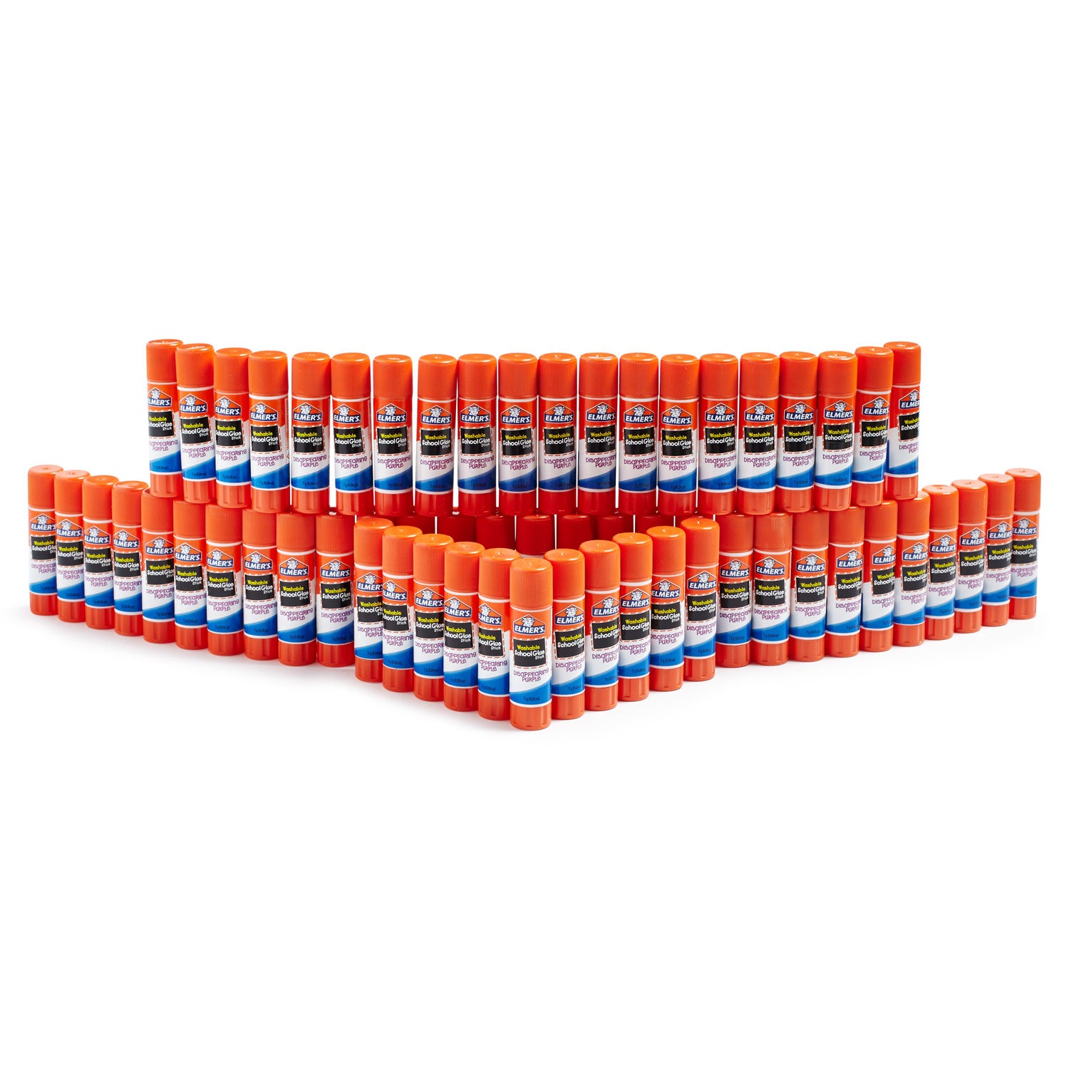 Elmer's Disappearing Purple School Glue Sticks - 0.24 oz - Purple - 60 / Box