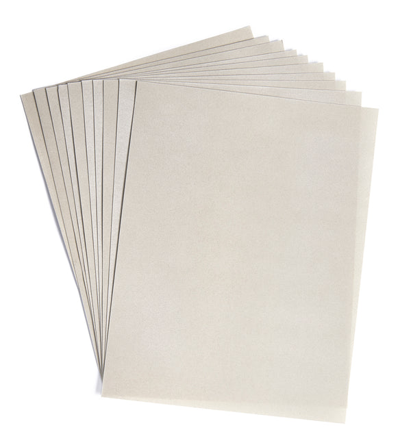 Velour Paper - 10 sheets 8.5"x11", Gray