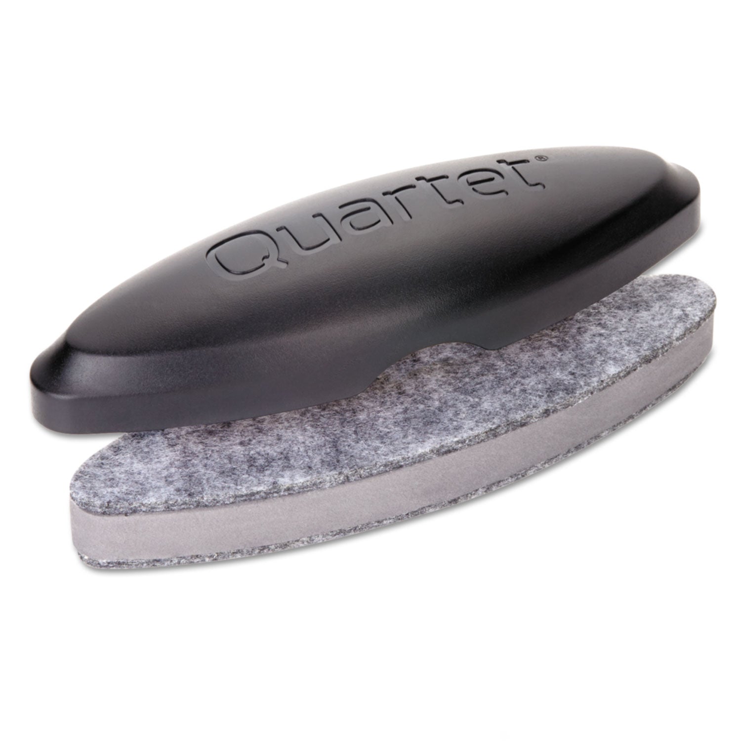 2" Width x 6.50" Length - Used as Ink Remover, Dust Remover, Spot Remover - Magnetic, Comfortable Grip - Black - Felt, Foam - 1 Each