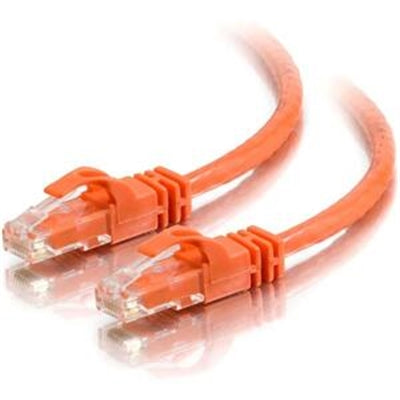 C2G 7ft Cat6 Snagless Unshielded (UTP) Network Crossover Patch Cable - Orange - Crossover Cable - 7 Ft - Orange