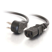 C2G 3ft 18 AWG Universal Flat Panel Power Cord (NEMA 5-15P to IEC320C13) (TAA Compliant)