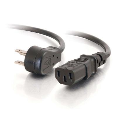C2G 3ft 18 AWG Universal Flat Panel Power Cord (NEMA 5-15P to IEC320C13) (TAA Compliant)