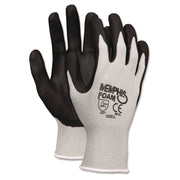 Economy Foam Nitrile Gloves, X-Large, Gray/black, 12 Pairs