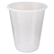 RK Crisscross Cold Drink Cups, 3 oz, Plastic, Clear, 100/Bag, 25 Bags/Carton