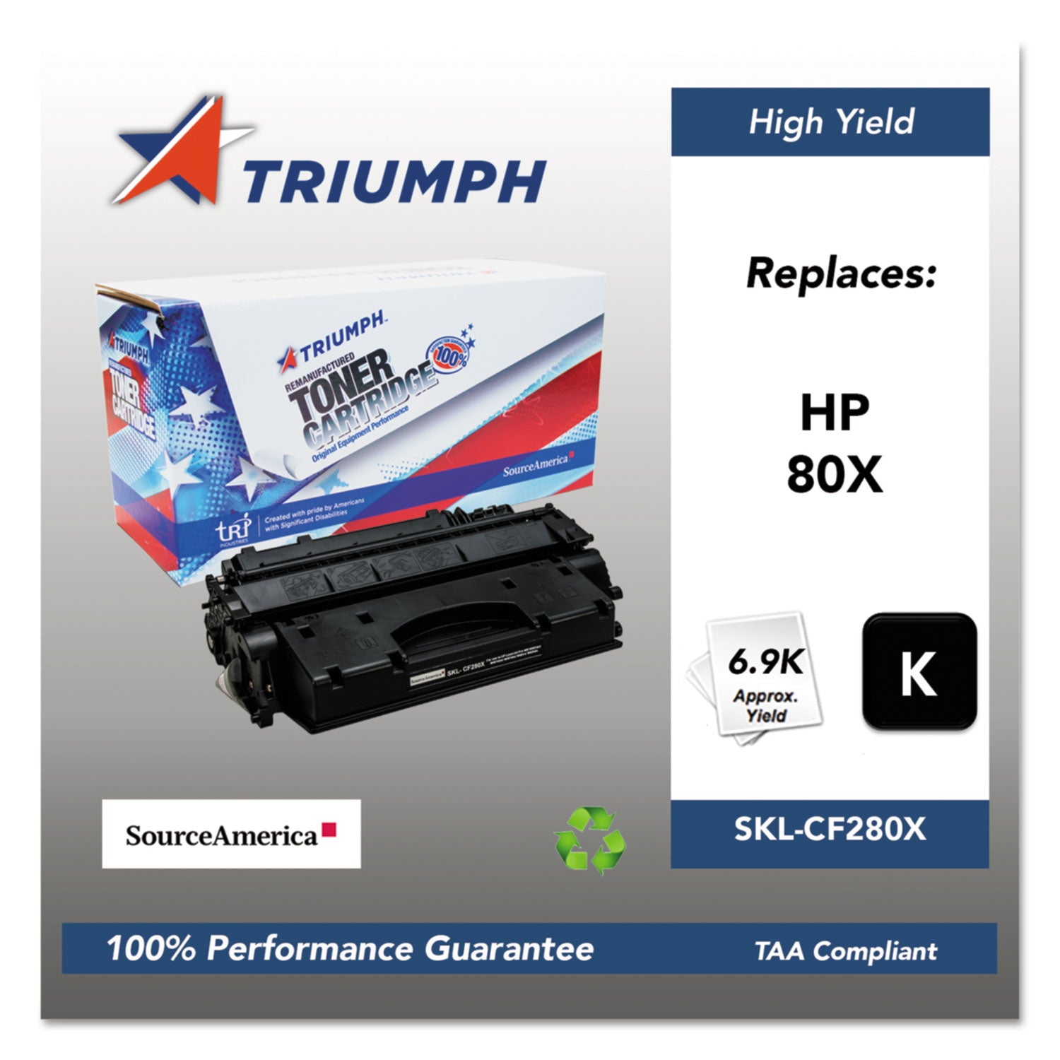 Toner;Reman;;Lj;80X;Bk