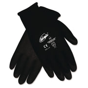Ninja HPT PVC Coated Nylon Gloves, Large, Black, 12/Pack